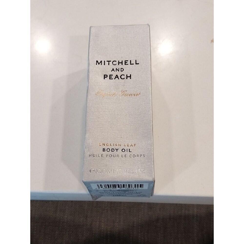 Mitchell and Peach English Leaf Body Oil - White.....NEW